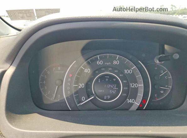 2HKRM4H55GH656162 2016 HONDA CR-V Silver Vista del cuadro de instrumentos