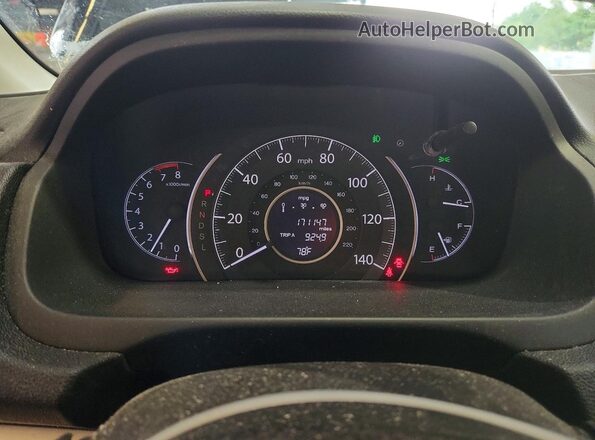 2HKRM4H55GH700631 2016 HONDA CR-V White Սարքավորումների վահանակի տեսք