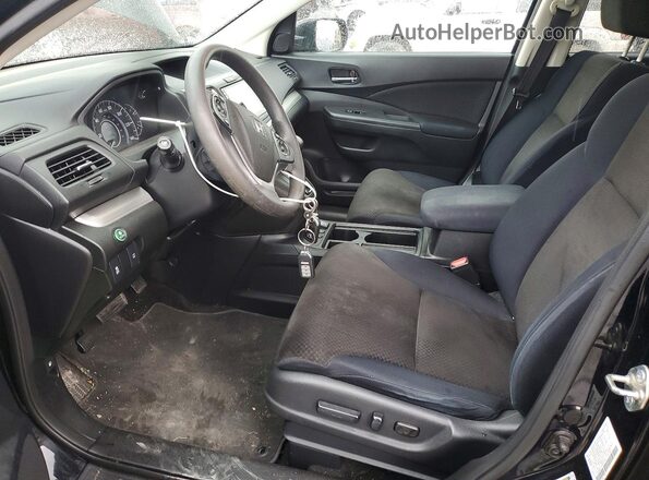 2HKRM4H57GH603768 2016 HONDA CR-V Black Front interior view
