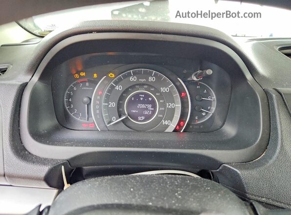 2HKRM4H58GH615489 2016 HONDA CR-V Silver Widok zestawu wskaźników
