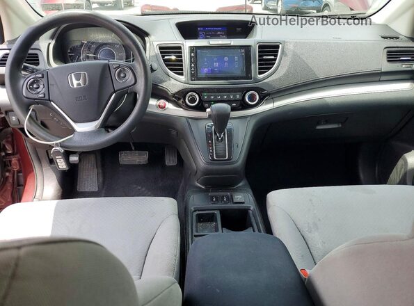 2HKRM4H59GH603531 2016 HONDA CR-V Burgundy Vista del salpicadero