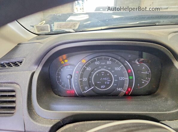 2HKRM4H59GH655581 2016 HONDA CR-V Blue Սարքավորումների վահանակի տեսք