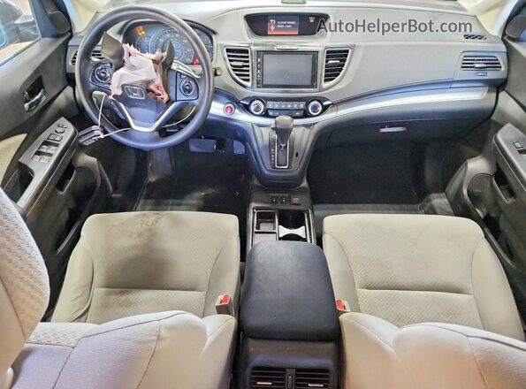 2HKRM4H59GH655581 2016 HONDA CR-V Blue Առջևի վահանակի տեսք