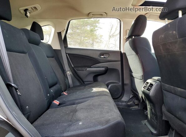 2HKRM4H5XGH119528 2016 HONDA CR-V Charcoal Rear interior view