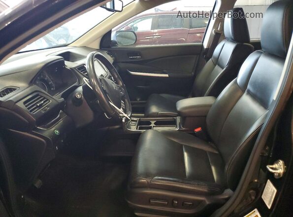 2HKRM4H70GH718391 2016 HONDA CR-V Black Front interior view