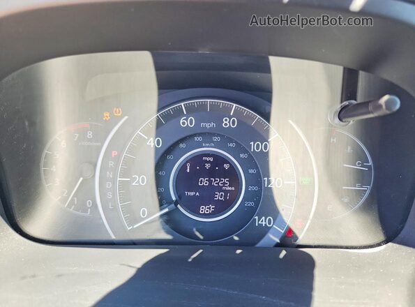 2HKRM4H71GH713099 2016 HONDA CR-V Blue Instrument cluster view
