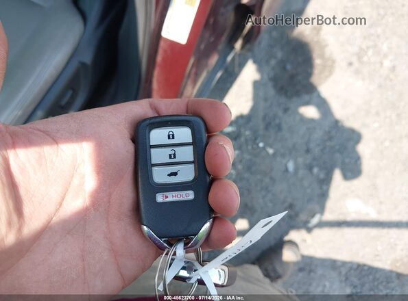 2HKRM4H75GH630713 2016 HONDA CR-V Бордовый Вид панели приборов