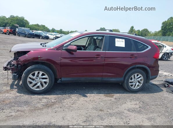 2HKRM4H75GH630713 2016 HONDA CR-V Бордовый Панорамный вид салона 360°