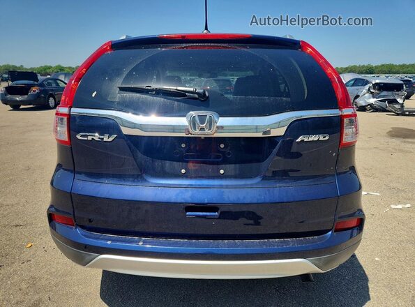 2HKRM4H7XGH695086 2016 HONDA CR-V Blue Rear view