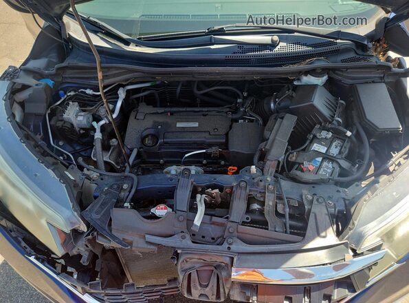 2HKRM4H7XGH695086 2016 HONDA CR-V Blue Engine compartment view