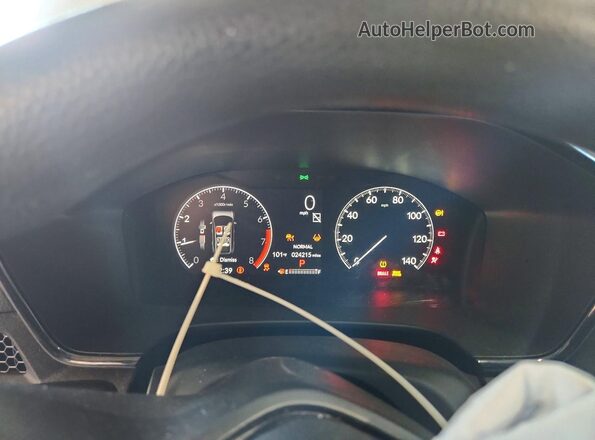 2HKRS3H23RH327002 2024 HONDA CR-V White Instrument cluster view