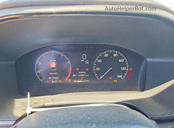 2HKRS3H24SH338709 2025 HONDA CR-V Gray Vista del cuadro de instrumentos