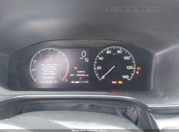 2HKRS3H27PH304822 2023 HONDA CR-V Silver Vista de los asientos traseros