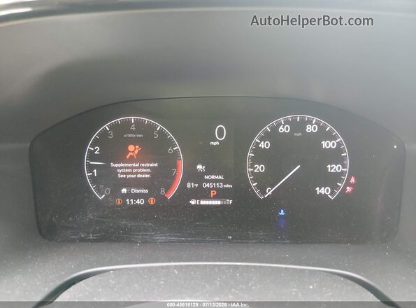 2HKRS3H40PH307479 2023 HONDA CR-V White Widok tylnych siedzeń