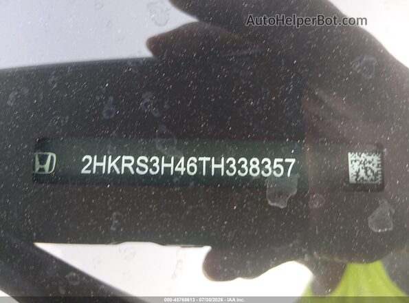 2HKRS3H46TH338357 2026 HONDA CR-V Black Vista del compartimento del motor