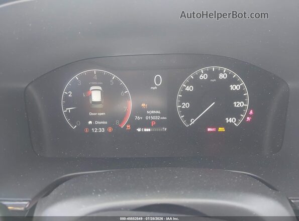 2HKRS3H70SH305833 2025 HONDA CR-V White უკანა სავარძლების ხედი