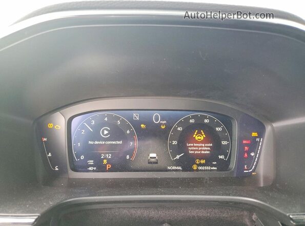 2HKRS3H70TH332807 2026 HONDA CR-V Blue Vista del cuadro de instrumentos