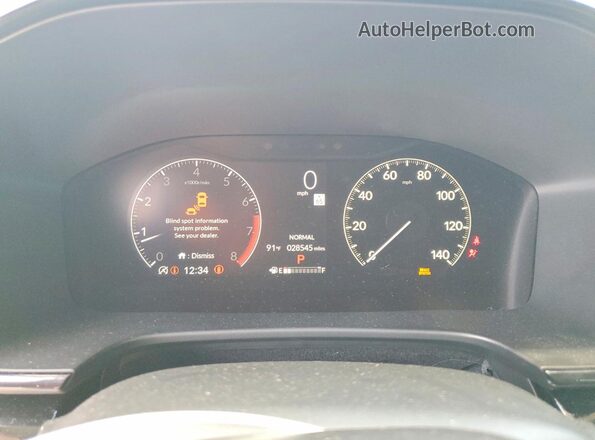 2HKRS3H72RH323079 2024 HONDA CR-V Blue Սարքավորումների վահանակի տեսք