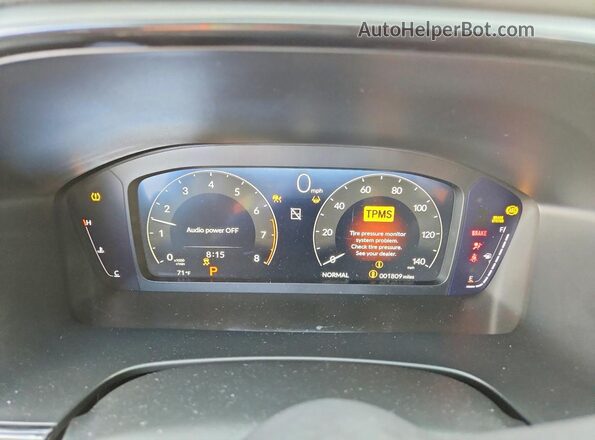 2HKRS3H72TH323025 2026 HONDA CR-V Black Вид щитка приладів