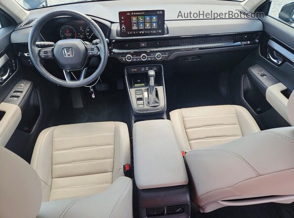 2HKRS3H74SH337975 2025 HONDA CR-V Black Առջևի վահանակի տեսք