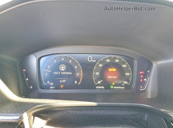 2HKRS3H76TH307278 2026 HONDA CR-V Gray Vista del cuadro de instrumentos