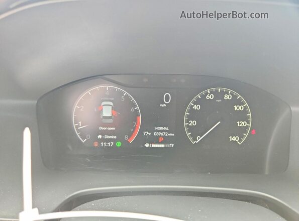 2HKRS3H79RH323466 2024 HONDA CR-V Gray Սարքավորումների վահանակի տեսք