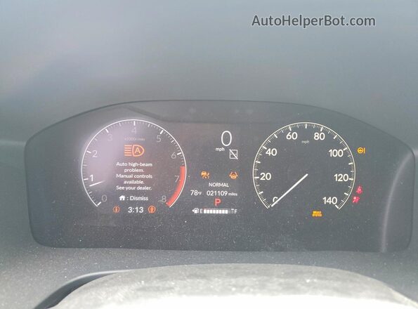 2HKRS4H46SH484102 2025 HONDA CR-V Black Սարքավորումների վահանակի տեսք
