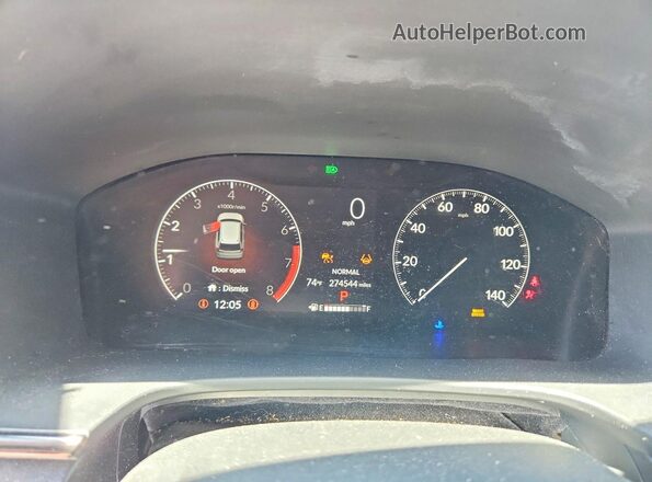 2HKRS4H4XPH414982 2023 HONDA CR-V Blue Instrument cluster view