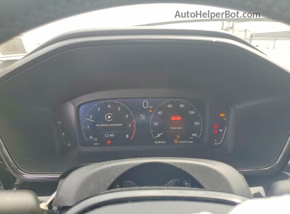 2HKRS4H70TH407060 2026 HONDA CR-V White Widok zestawu wskaźników