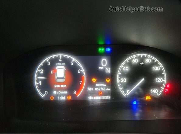 2HKRS4H73PH403218 2023 HONDA CR-V Black Widok zestawu wskaźników
