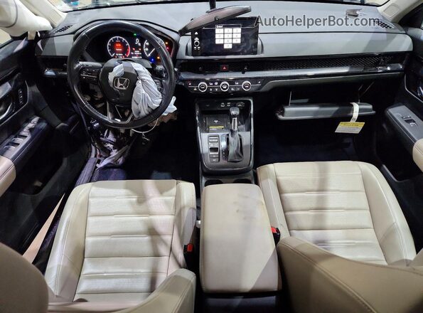 2HKRS4H73PH403218 2023 HONDA CR-V Black Widok deski rozdzielczej