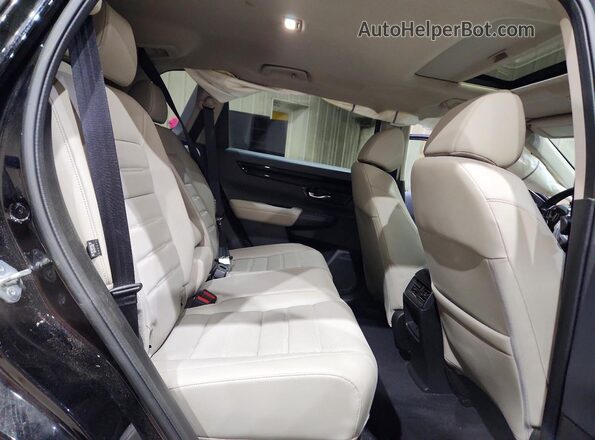 2HKRS4H73PH403218 2023 HONDA CR-V Black Widok wnętrza z tyłu