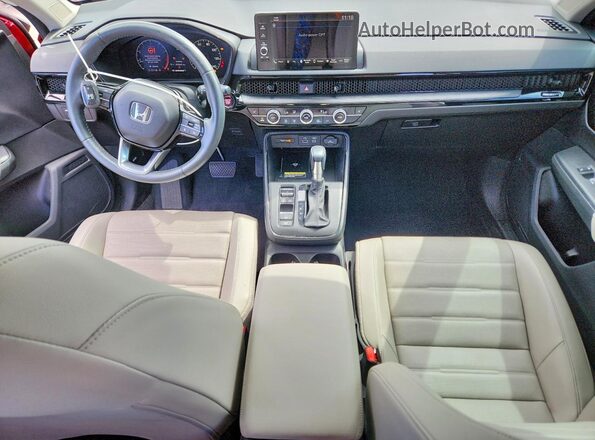 2HKRS4H74PH428810 2023 HONDA CR-V Red Dashboard view