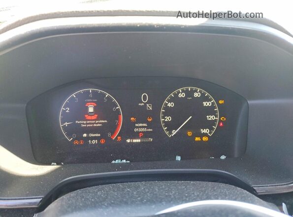 2HKRS4H76RH480572 2024 HONDA CR-V Black Vista del cuadro de instrumentos