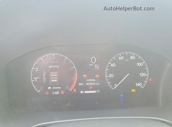 2HKRS4H76SH443186 2025 HONDA CR-V Серебряный Вид щитка приборов
