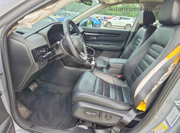 2HKRS4H77PH416036 2023 HONDA CR-V Gray Widok wnętrza z przodu