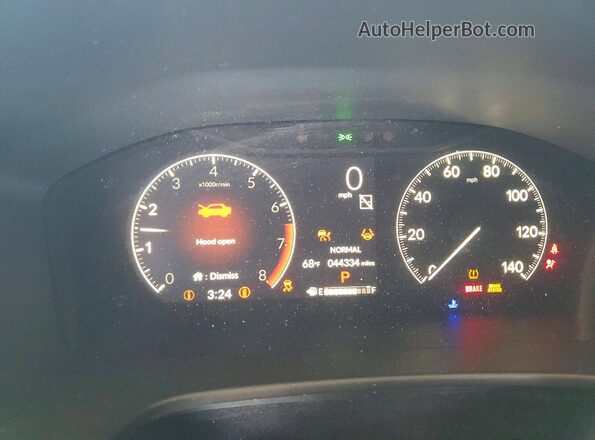 2HKRS4H78SH458675 2025 HONDA CR-V Gray Вид щитка приладів
