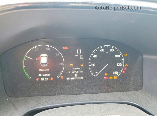 2HKRS5H53PH712367 2023 HONDA CR-V Silver Widok zestawu wskaźników