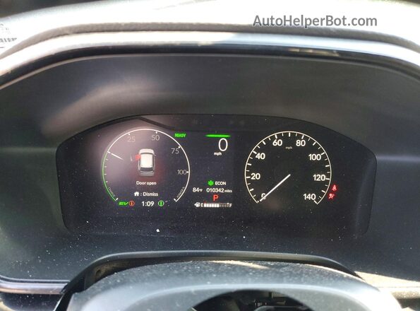 2HKRS6H94RH813381 2024 HONDA CR-V Black ხელსაწყოთა პანელის ხედი