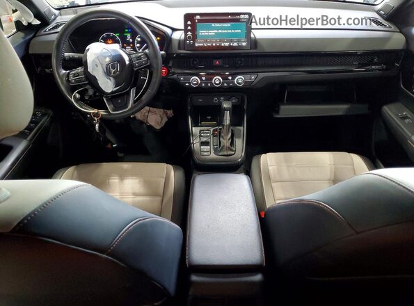 2HKRS6H97RH809325 2024 HONDA CR-V Gray Dashboard view