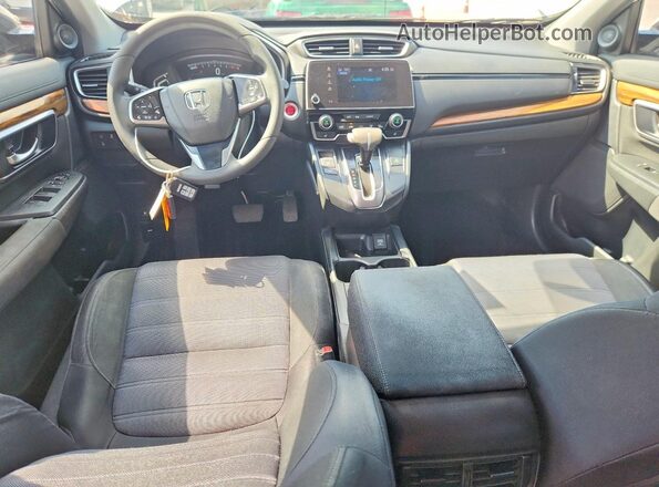 2HKRW1H50JH503172 2018 HONDA CR-V White Widok deski rozdzielczej