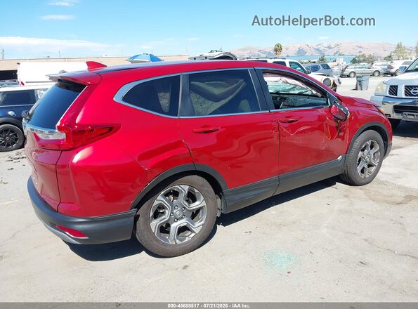2HKRW1H50JH522983 2018 HONDA CR-V Red Trasero derecho