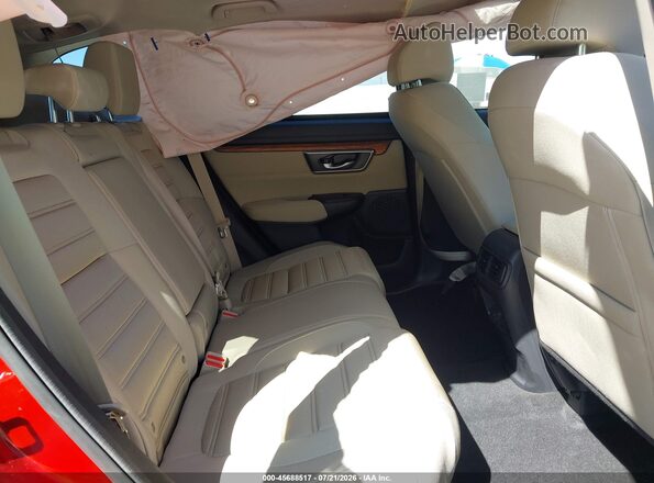 2HKRW1H50JH522983 2018 HONDA CR-V Red Vista de la etiqueta del VIN