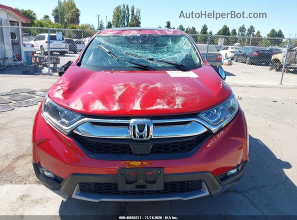 2HKRW1H50JH522983 2018 HONDA CR-V Red Vista del cuadro de instrumentos