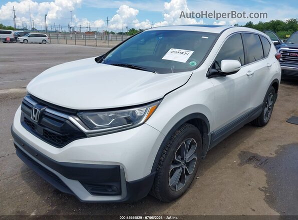 2HKRW1H52MH424638 2021 HONDA CR-V White წინა მარცხენა ხედი სამი მეოთხედიდან