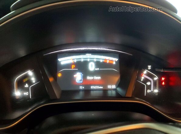 2HKRW1H55MH416761 2021 HONDA CR-V White Vista del cuadro de instrumentos