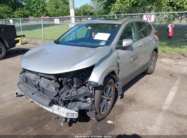 2HKRW1H86NH402119 2022 HONDA CR-V Silver წინა მარცხენა ხედი სამი მეოთხედიდან