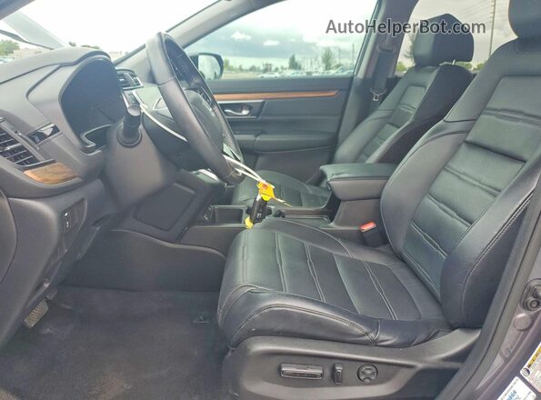 2HKRW1H86NH407014 2022 HONDA CR-V Серый Вид салона спереди