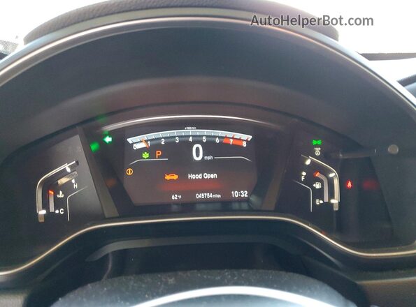 2HKRW1H88NH406415 2022 HONDA CR-V White Vista del cuadro de instrumentos