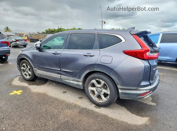 2HKRW1H89HH507905 2017 HONDA CR-V Gray Trasero izquierdo